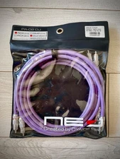 USED RARE OYAIDE NEO PA-02 DJ RCA DUO 2 PAIR 1m (4 CABLES) * MADE IN JAPAN 🇯🇵