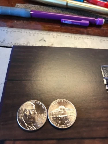 Photo of a 2026-D Jefferson Nickel from an eBay listing that sold on Jul 20, 2026