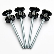 4PCS 8MM Baby Gate Spindle Rods Extra Long Pressure Mount Safety Gate Extender