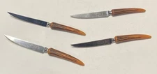 (4) Vintage E Parker And Sons 3709 Sheffield England Stainless Steel Knives