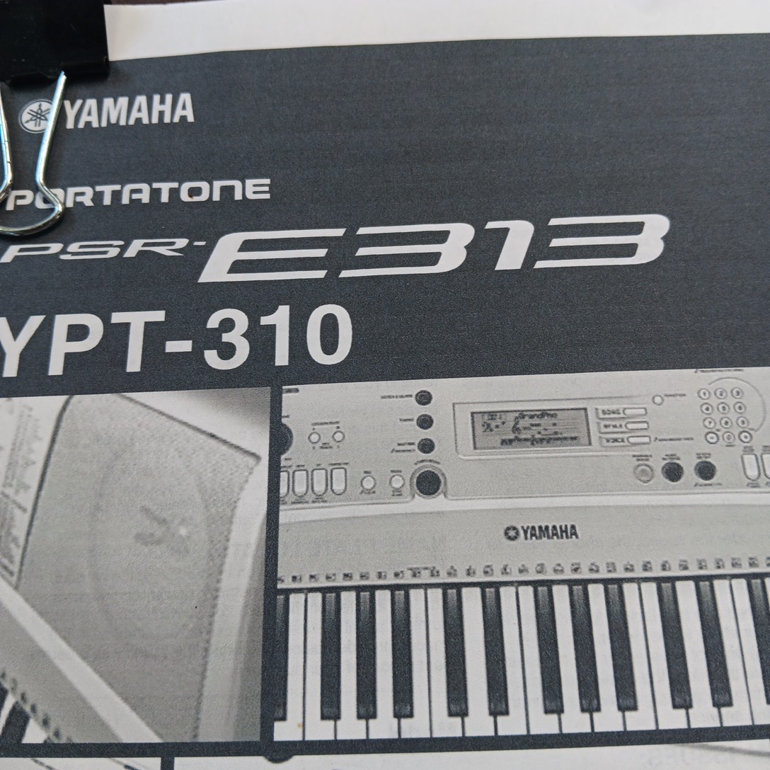 Yamaha PSR-E313 61-key Keyboard PSRE313 Musical Instrument 9.3lb