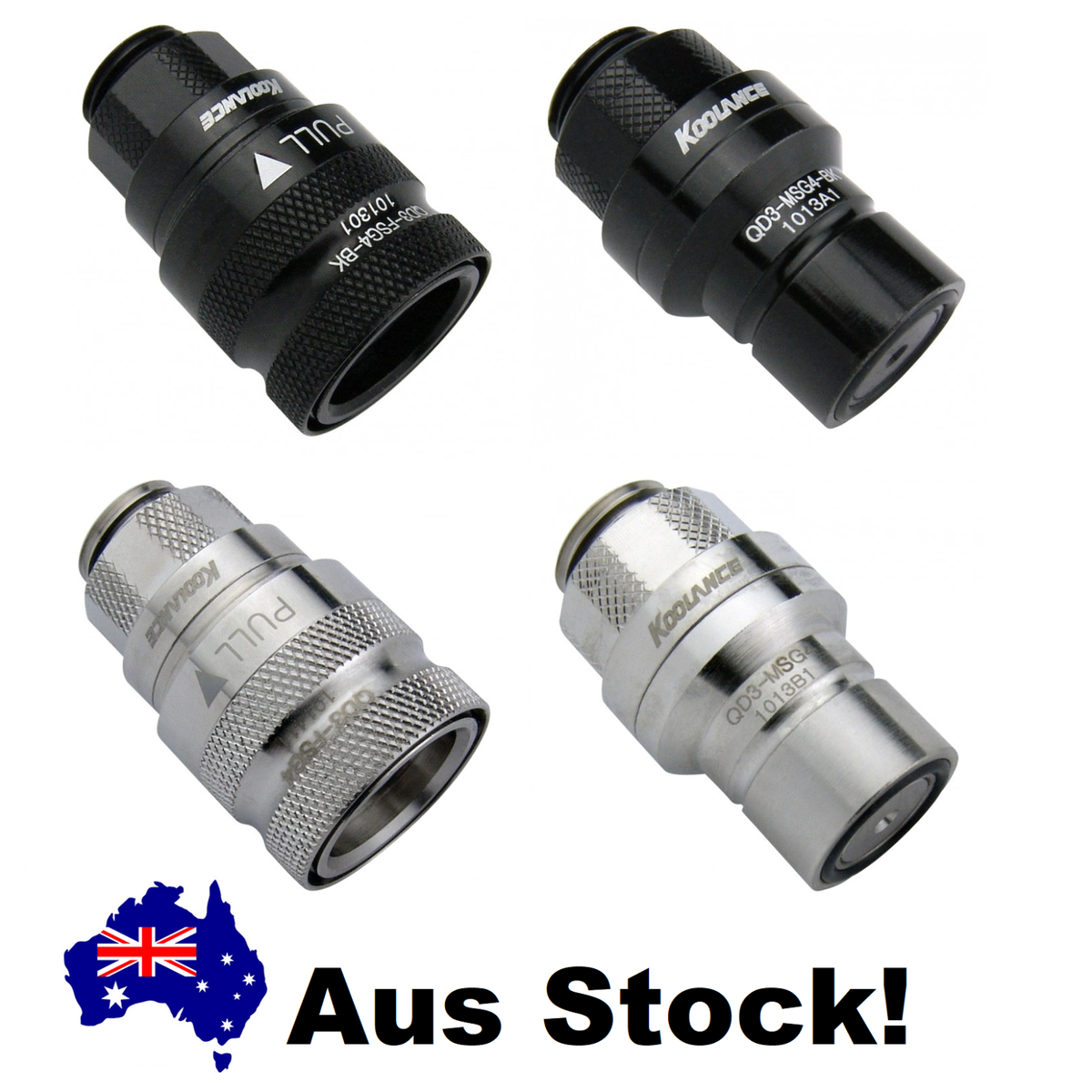 CQ3．ＤC Koolance QDC3 Quick Disconnect Fittings Couplers G 1/4 Male Female