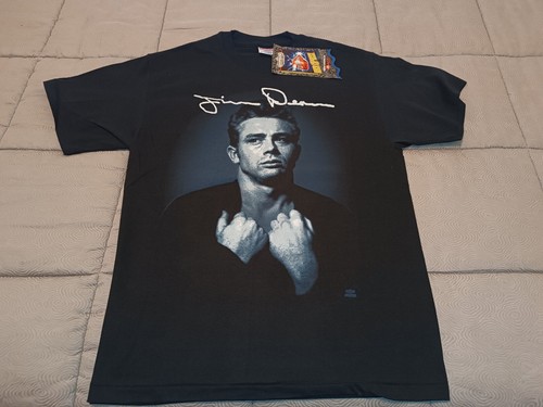 VINTAGE 90S JAMES DEAN ALL OVER PRINT GRAPHIC T-SHIRT WINTERLAN SIZE L/G (42-44)