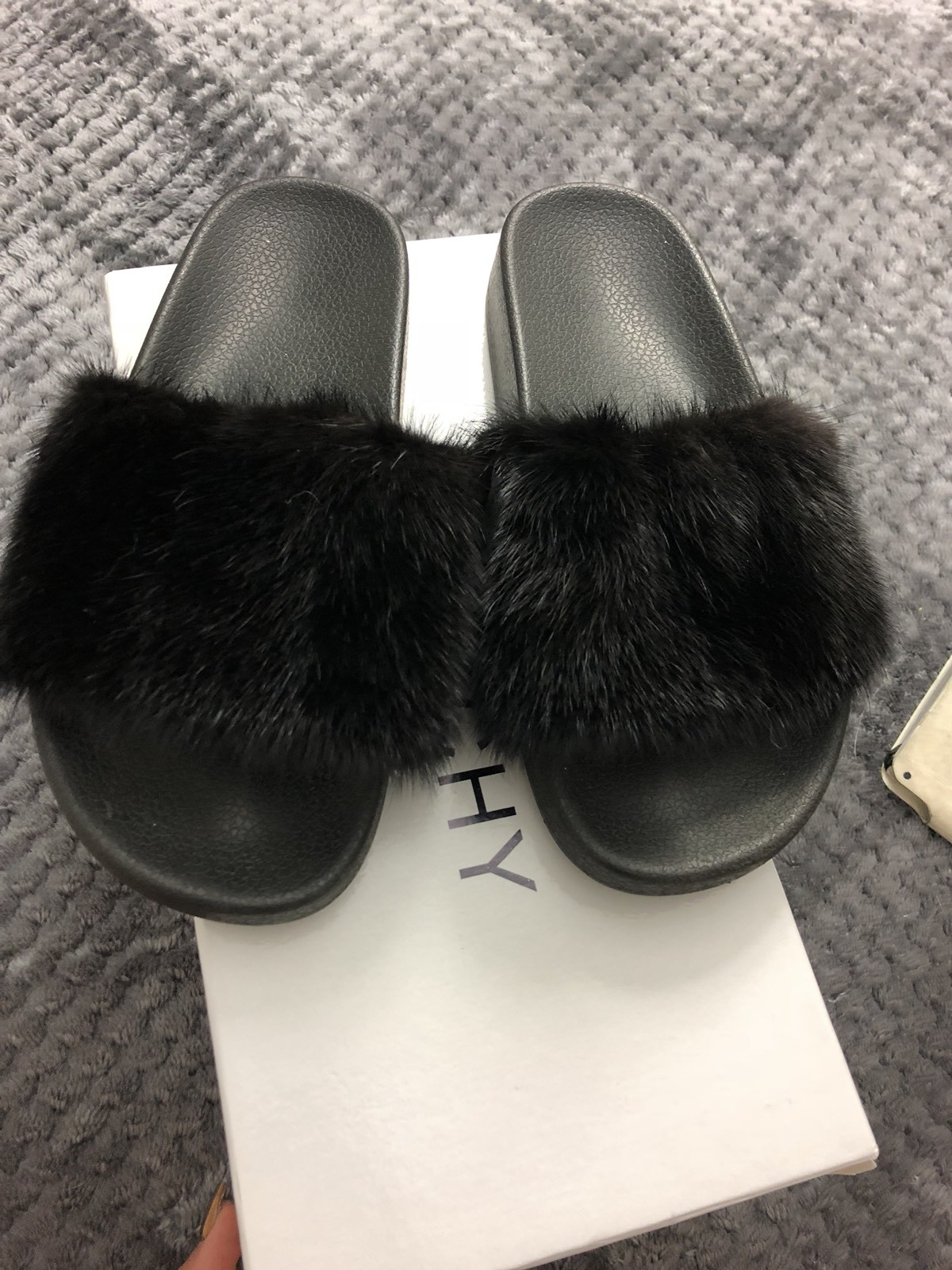 Givenchy, Pink mink slide sandals