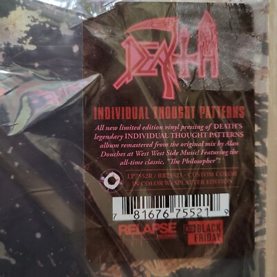 Death – Individual Thought Patterns Vinyl RSD Color Splatter /2500