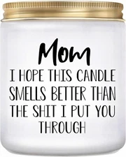 Mothers Day, Mom Day Gift,  Funny Mom Day Candle,10 Oz scented candle, Brand New