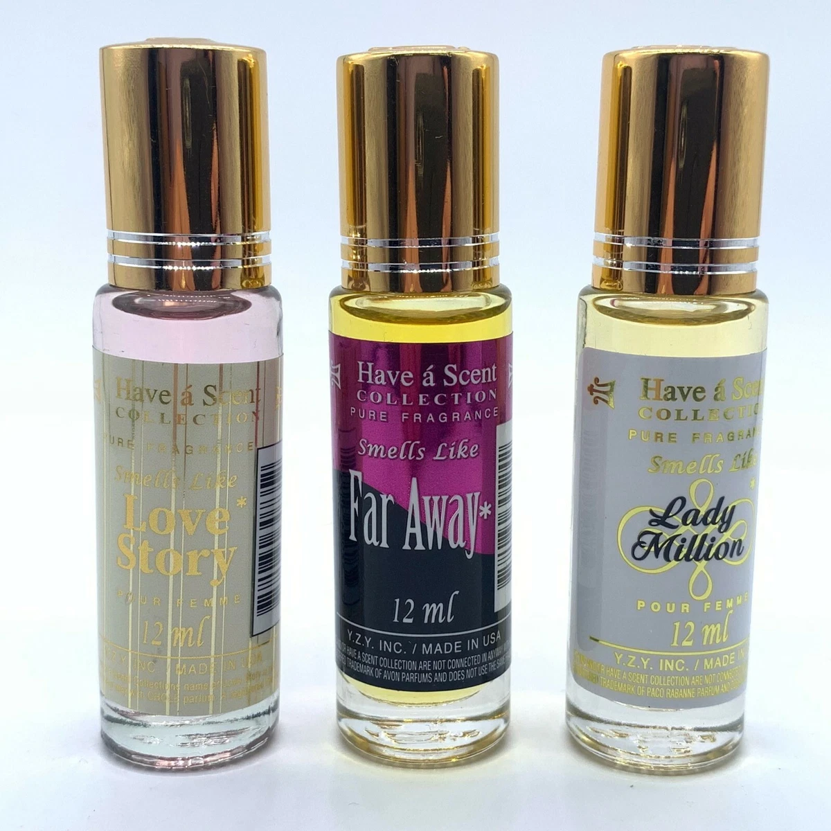 HAVE A SCENT Most famous fragrances 12ml Roll on oil perfume pack