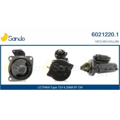 Starter Sando 6021220.1 für Iveco