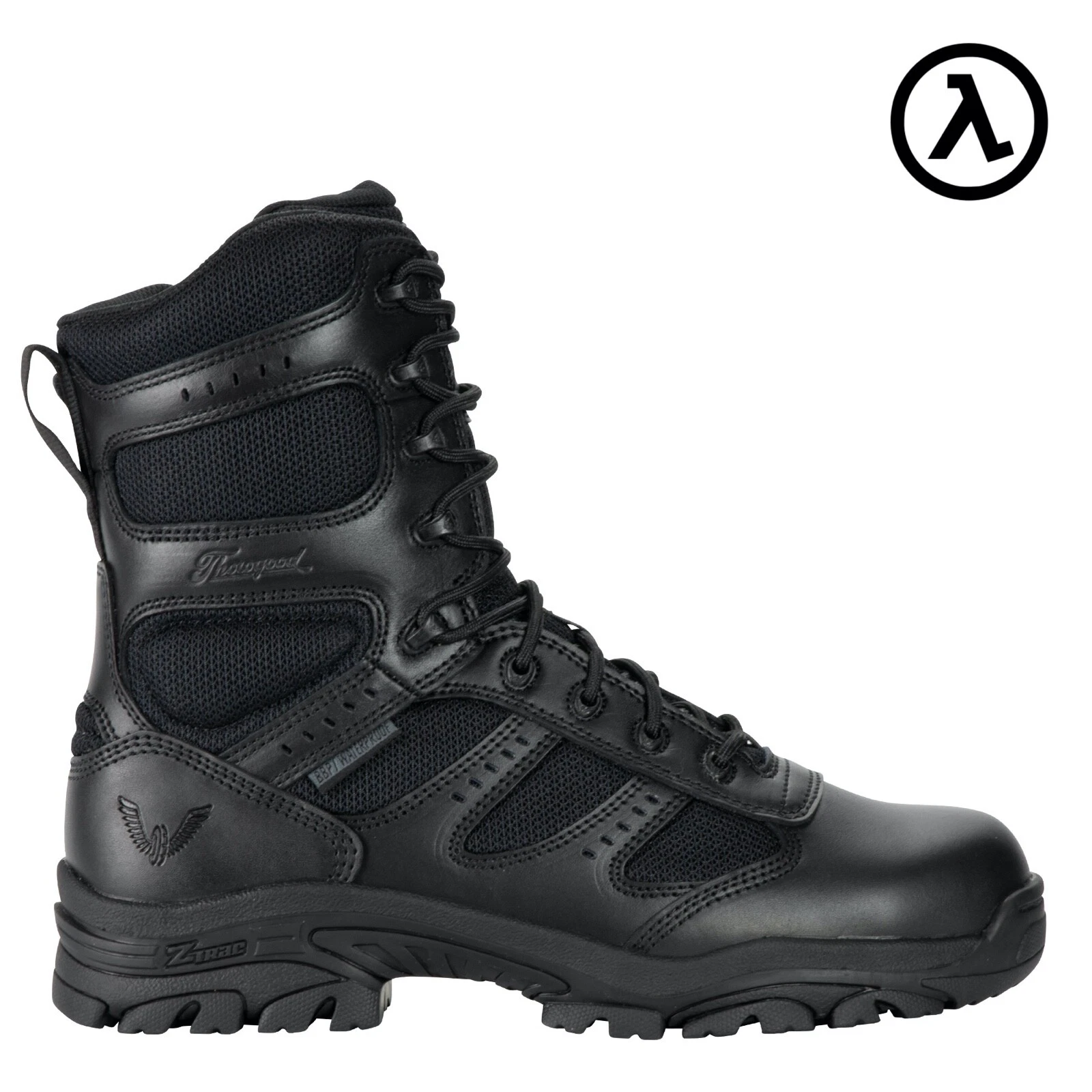 THOROGOOD THE DEUCE WATERPROOF COMPOSITE TOE SIDE-ZIP TACTICAL BOOTS 804-6191