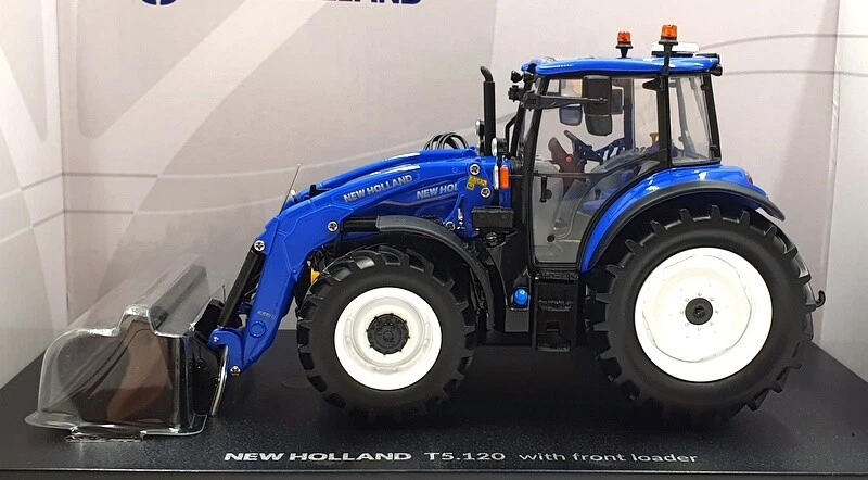 Universal Hobbies 1/32 Scale UH6682 New Holland T5.120 DC w 655LU Front Loader - Image 3 of 4