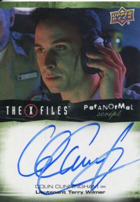 X Files UFOs & Aliens Autograph Card A-CU Colin Cunningham | eBay