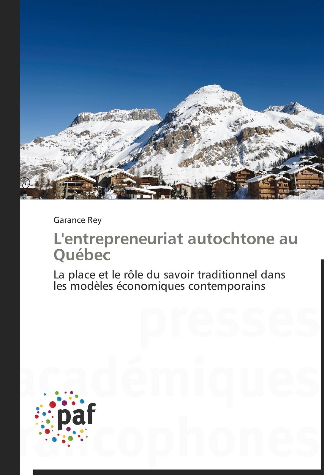 Thumbnail - Garance Rey | L'entrepreneuriat Autochtone Au Québec | Taschenbuch |