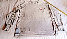 MENS CARHARTT FR NFPA 2112 MEDIUM SHIRT LONG SLEEVE GRAY USED BUT EXCELLENT COND