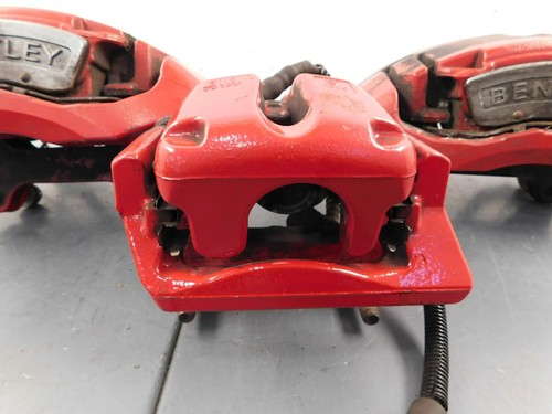 2013 11-18 Bentley Continental GTC W12 Red Brake Caliper Set - Partial #9525 G3 - Picture 4 of 6