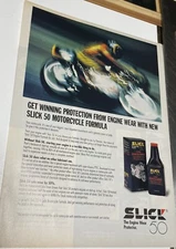 Vintage 1990’s  Slick 50 Engine Treatment Print Ad - Ad Only. #24912