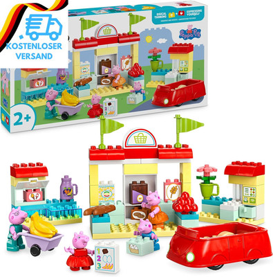 LEGO DUPLO 10434 Peppas Supermarkt: Kreatives Lernspielzeug Und Spielset, Gesche
