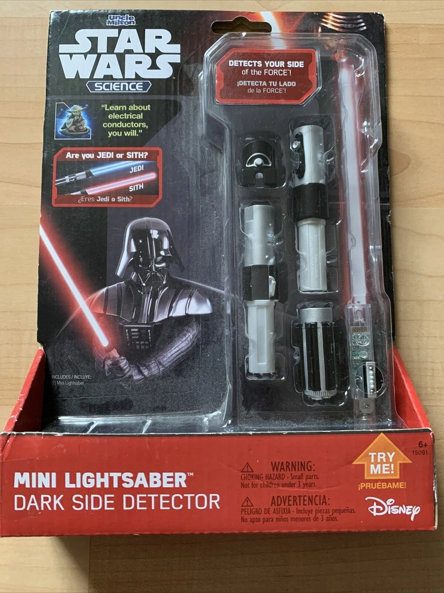 Uncle Milton Star Wars Science Mini Lightsaber Dark Side Detector