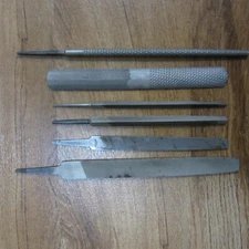 Six Piece Assorted Metal Hand File Rasp Lot