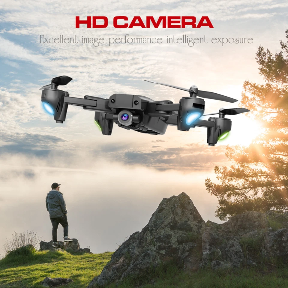 Large Foldable WIFI Remote Control RC Drone Quadcopter Helicopter With HD Camera - Image 3 of 4