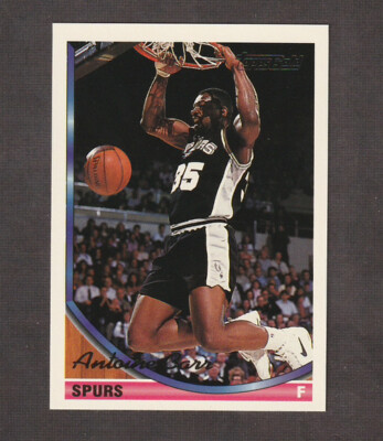 1993-94 Topps Gold Antoine Carr #80 San Antonio Spurs