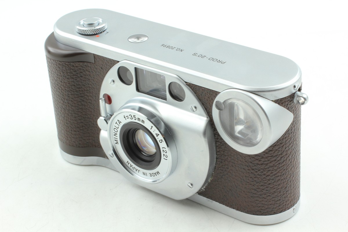 美品動作品 MINOLTA PROD-20’S 限定生産品 フィルムカメラ】レトロデザインが魅力のフルオートコンパクト