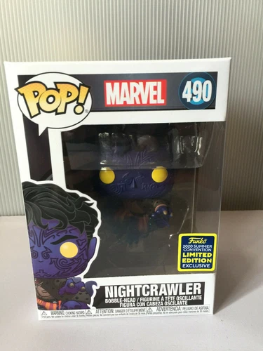 Funko Pop vinyl NIGHTCRAWLER Marvel #490 SDCC 2020 exclusive X2 X MEN UNITED gay