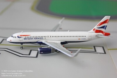 Gemini Jets British Airways Airbus A320 Union Jack Color Diecast