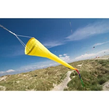 HQ Kite Tube Tail Rainbow 32.8-ft L x 5.9" W + Metal Swivel Hook + Carry Bag