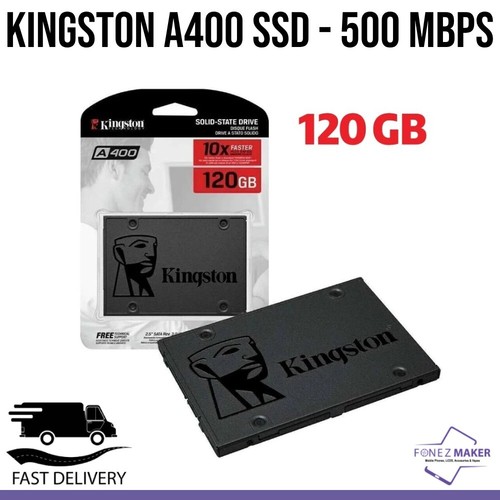 Kingston A400 120GB SSD 2.5" SATA III Solid State Drive HDD PC Computer Laptop - Afbeelding 2 van 2