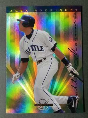 PRISM FOIL ** 1995 Leaf Limited Gold #19 Alex Rodriguez Baseball Card Mariners