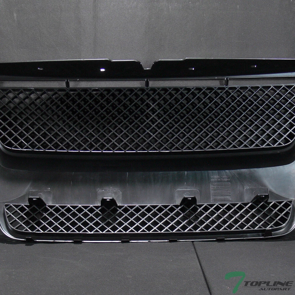 Topline For 2007-2010 Ford Explorer Sport Trac Mesh Front Bumper Grille - Black - Image 3 of 4
