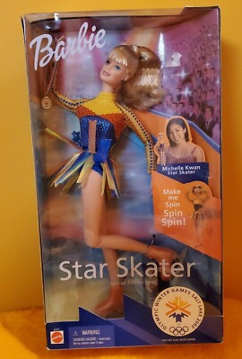 STAR SKATER BARBIE SPECIAL EDITION NRFB 1997 MATTEL 2002 Olympics NRFB