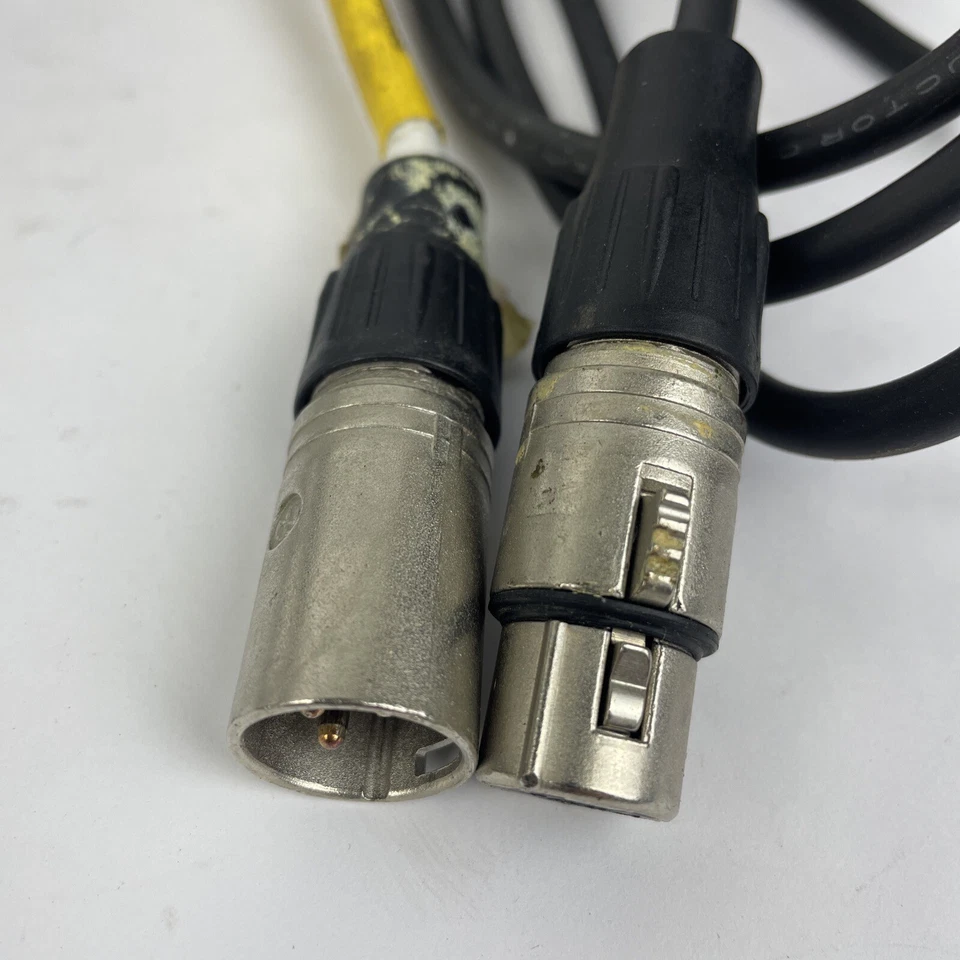 OEM Neutrik XLR Microphone Cable Male To Female 3-Pin Mic Audio Lead 27ft Grey - Image 2 of 4