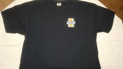 Illinois University Men's XL Black T-Shirt ''NEW'' from Coca-Cola/Coke ZERO