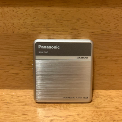 Panasonic SJ-MJ100-S MDプレーヤー美品 Panasonic SJ-MJ100 MiniDisc MDLP Player Portable Main Unit Only
