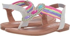 Nina Girls' Constance Sandal, multi, 3 Medium US Little Kid