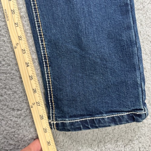 Fried Denim Slim Fit Stretch Men's 34x30 Dark Wash Blue Jeans - Picture 9 of 11