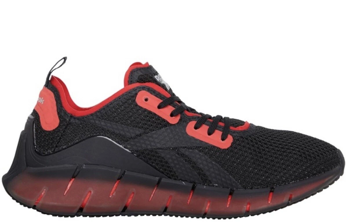 Reebok black and clearance red shoes