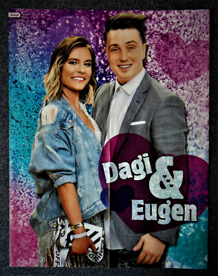 DAGI BEE & EUGEN KAZANOV - A2 Poster (XL ca. - 42 x 55 cm) - YouTube, TikTok!
