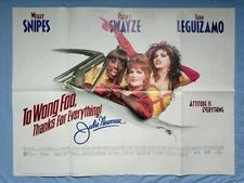 TO WONG FOO THANKS FOR EVERYTHING JULIE NEWMAR quad poster SWAYZE SNIPES LGBT