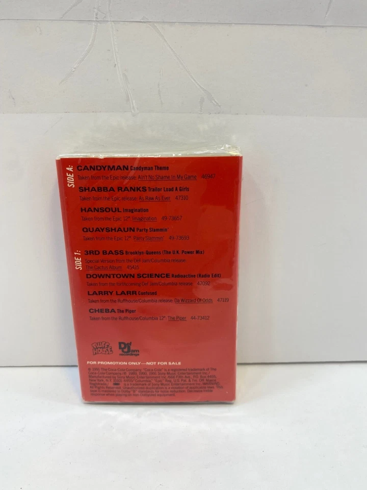 coca cola new music sampler rap 1991 sealed new - Image 3 of 3