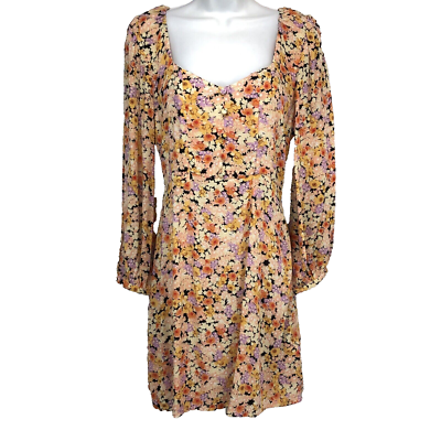 Billabong Heartland Mini Sweetheart Floral Dress - Womens Size Small | eBay