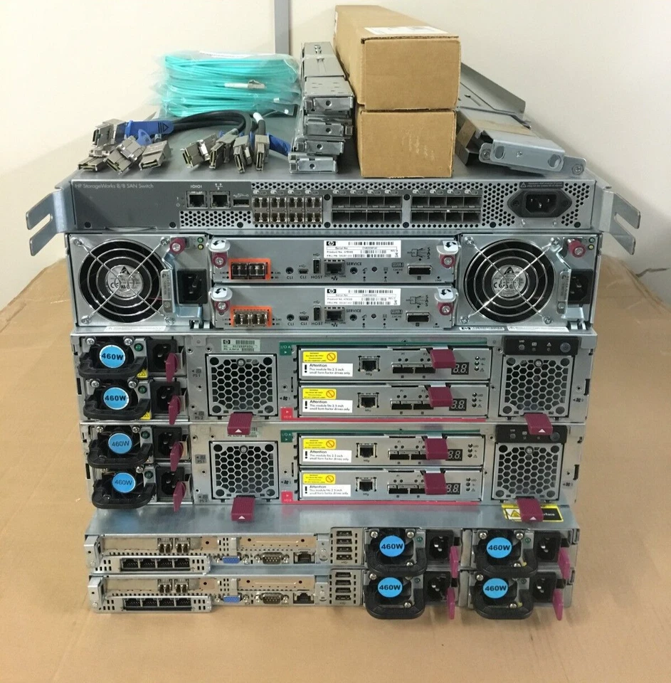 HP DL360p Gen8 HP P2000 G3 Server SAN Cluster 22.2TB 32Cores 64Threads 256GB RAM - Image 2 of 3