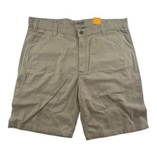 Carhartt Rugged Flex Relaxed Fit Canvas Work Shorts Size 40  Beige BS2514-M NWT