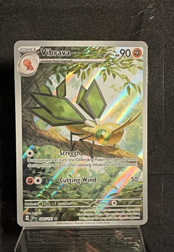 Vibrava 206/191 Sv08: Surging Sparks Holo Pokémon 