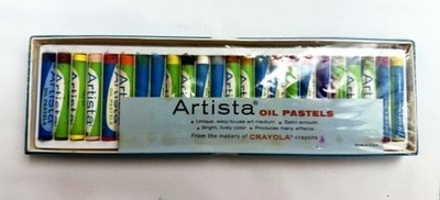 VIANTAGE ARTISTA BINNEY & SMITH OIL PASTELS BOX OF 24--NEW IN BOX