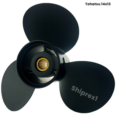 14 x 13 Aluminum Boat propeller Fit Tohatsu Engine 60-140HP 15 Spline