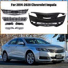 Complete Front Bumper Cover Kit with Light For 2014-2019 2020 Chevy Impala
