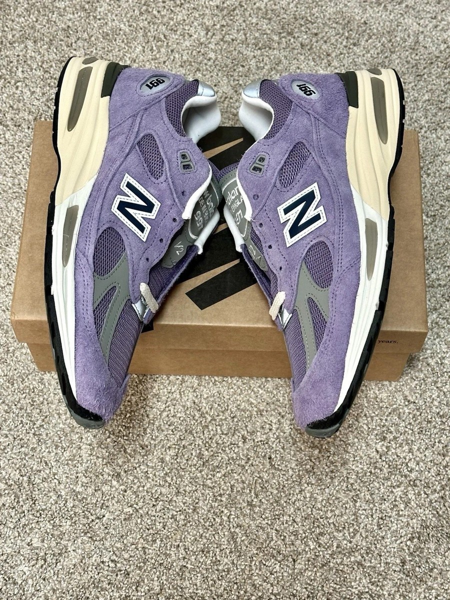 New Balance MiUK 991v2 Grounded Pastels Dusk Purple Sage U991LV2