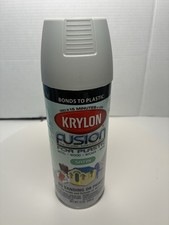 Krylon Fusion Spray Paint for Plastic | 2439 SATIN PEWTER GRAY 12 oz 1.92 per fl oz